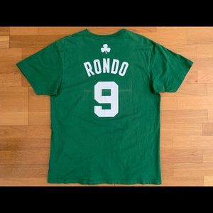 adidas Rajon Rondo Boston Celtics Jersey T-Shirt
